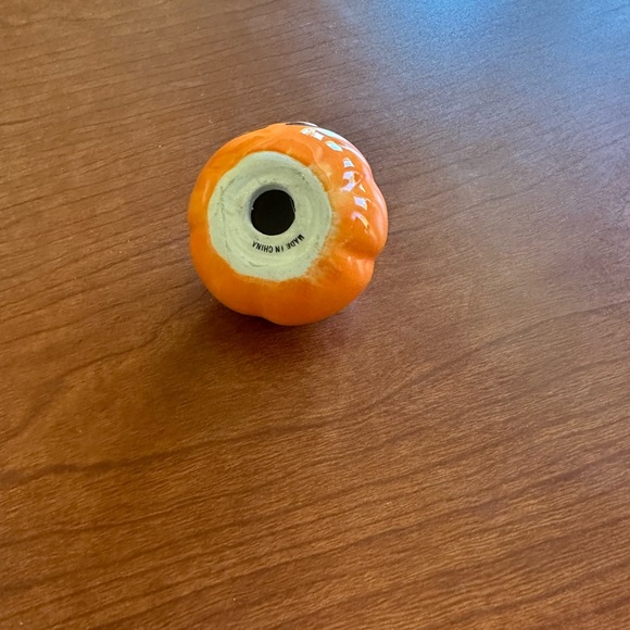 Tiny Ceramic Pumpkin - Picture 3 of 5